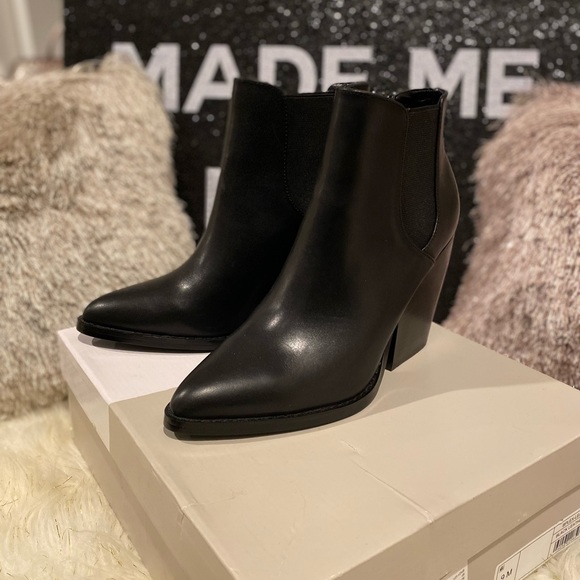 2 Pair Women’s Black Pointy Toe Bootie - Picture 2 of 2